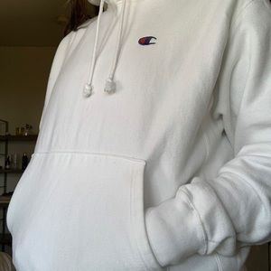white champion hoodie